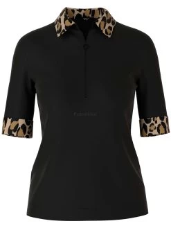 Marc Cain VS 53.02 J55 Shirts Uni KM Zwart