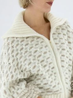 Marc Cain VC 14.03 M47 Cape Roomwit -Boutique mode-kledingwinkel 142000026 9