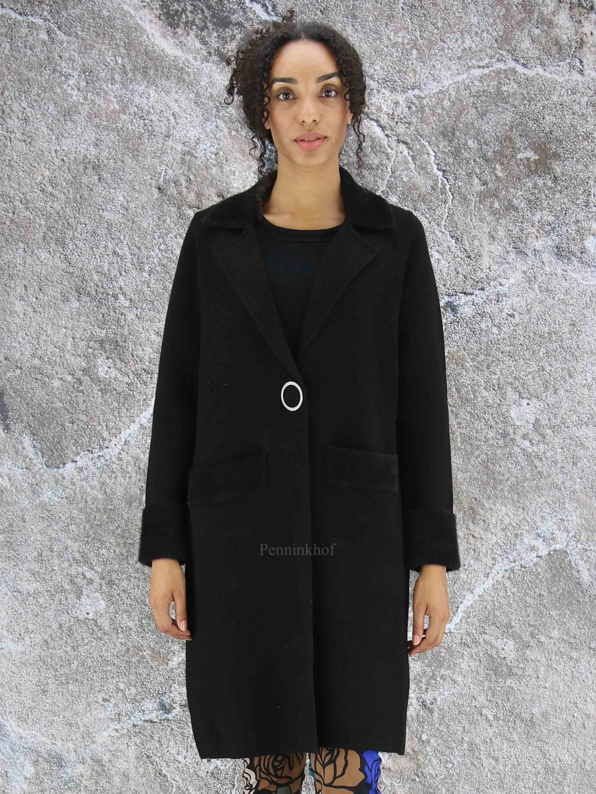 Joseph Ribkoff 223958 Coats Zwart 2 Joseph Ribkoff 223958 Coats Zwart - Afbeelding 2