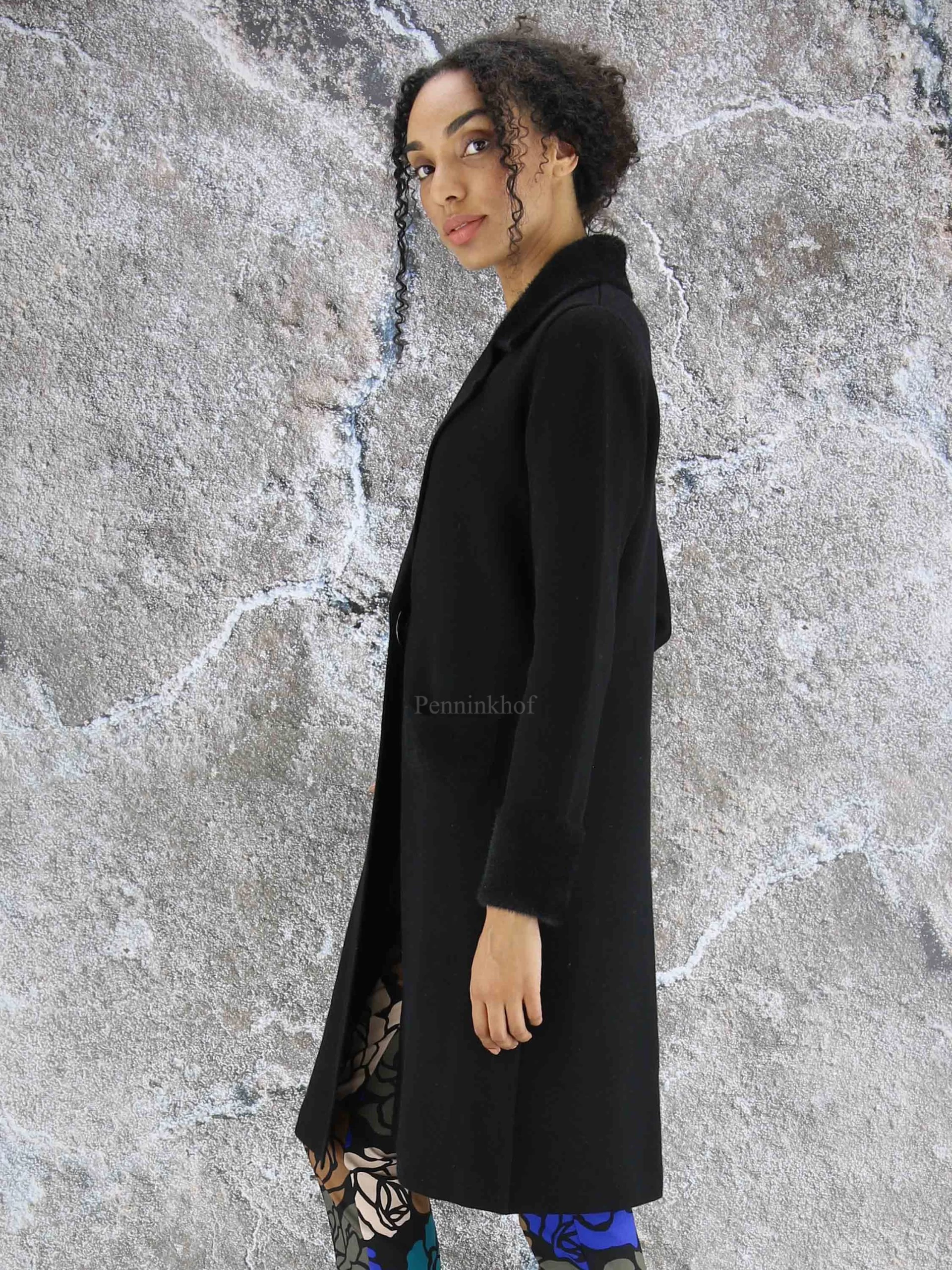 Joseph Ribkoff 223958 Coats Zwart 3 Joseph Ribkoff 223958 Coats Zwart - Afbeelding 3