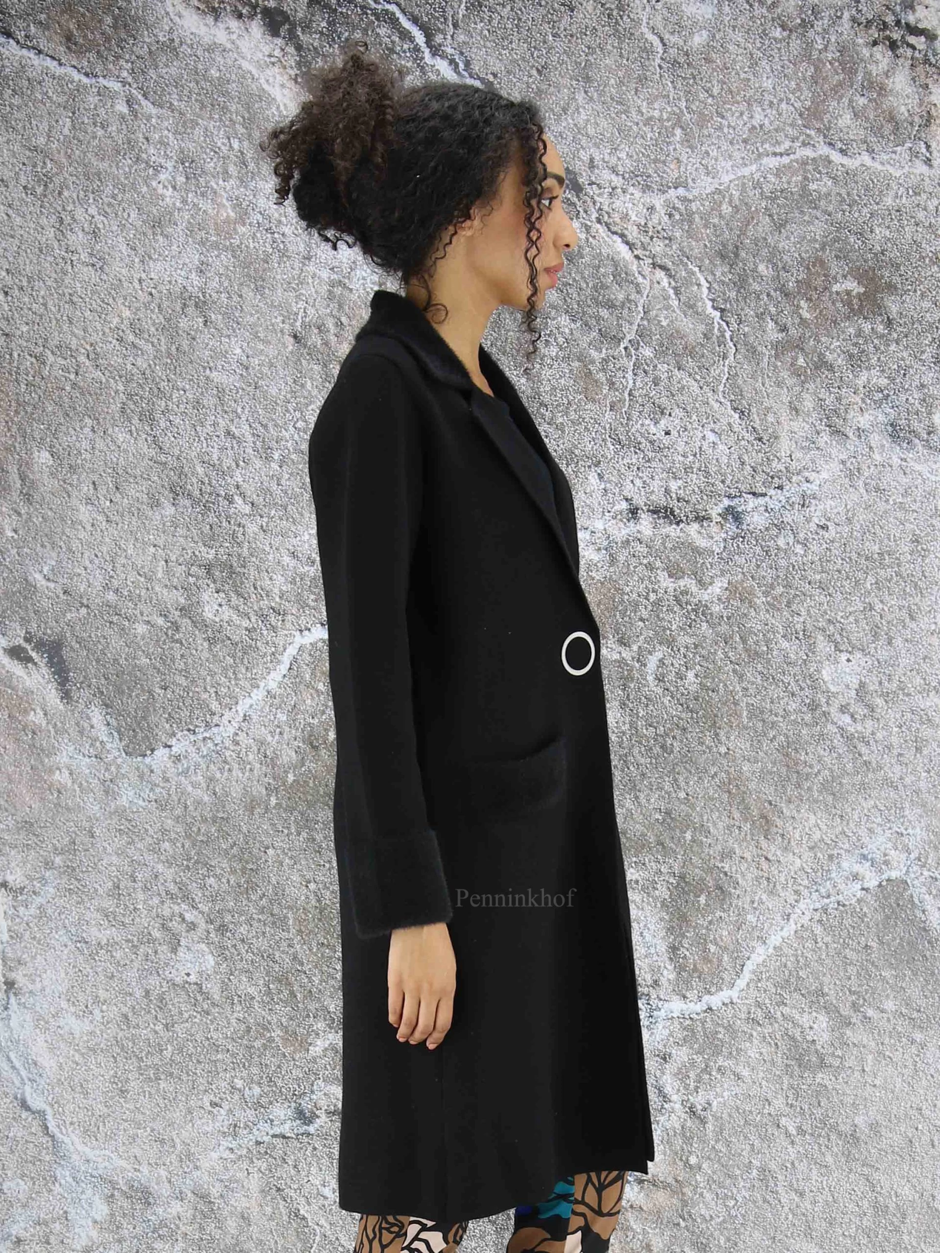 Joseph Ribkoff 223958 Coats Zwart 5 Joseph Ribkoff 223958 Coats Zwart - Afbeelding 5