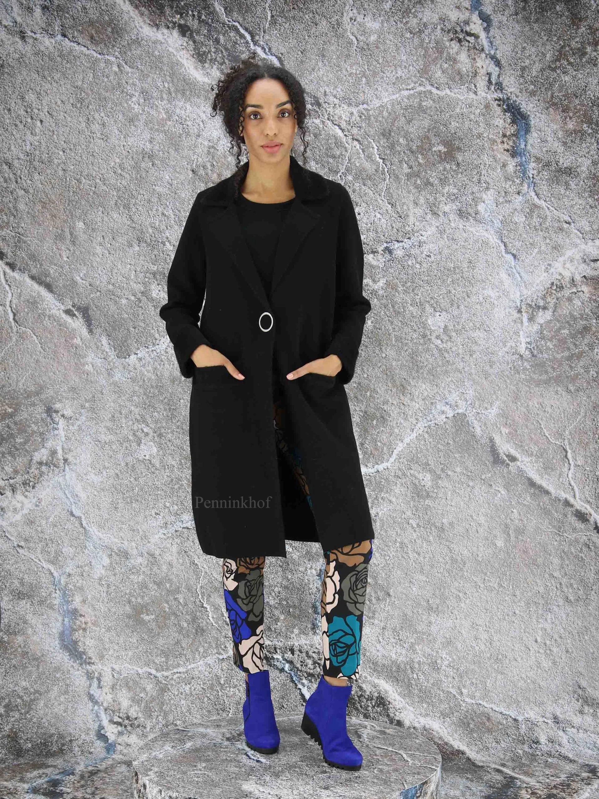 Joseph Ribkoff 223958 Coats Zwart 6 Joseph Ribkoff 223958 Coats Zwart - Afbeelding 6