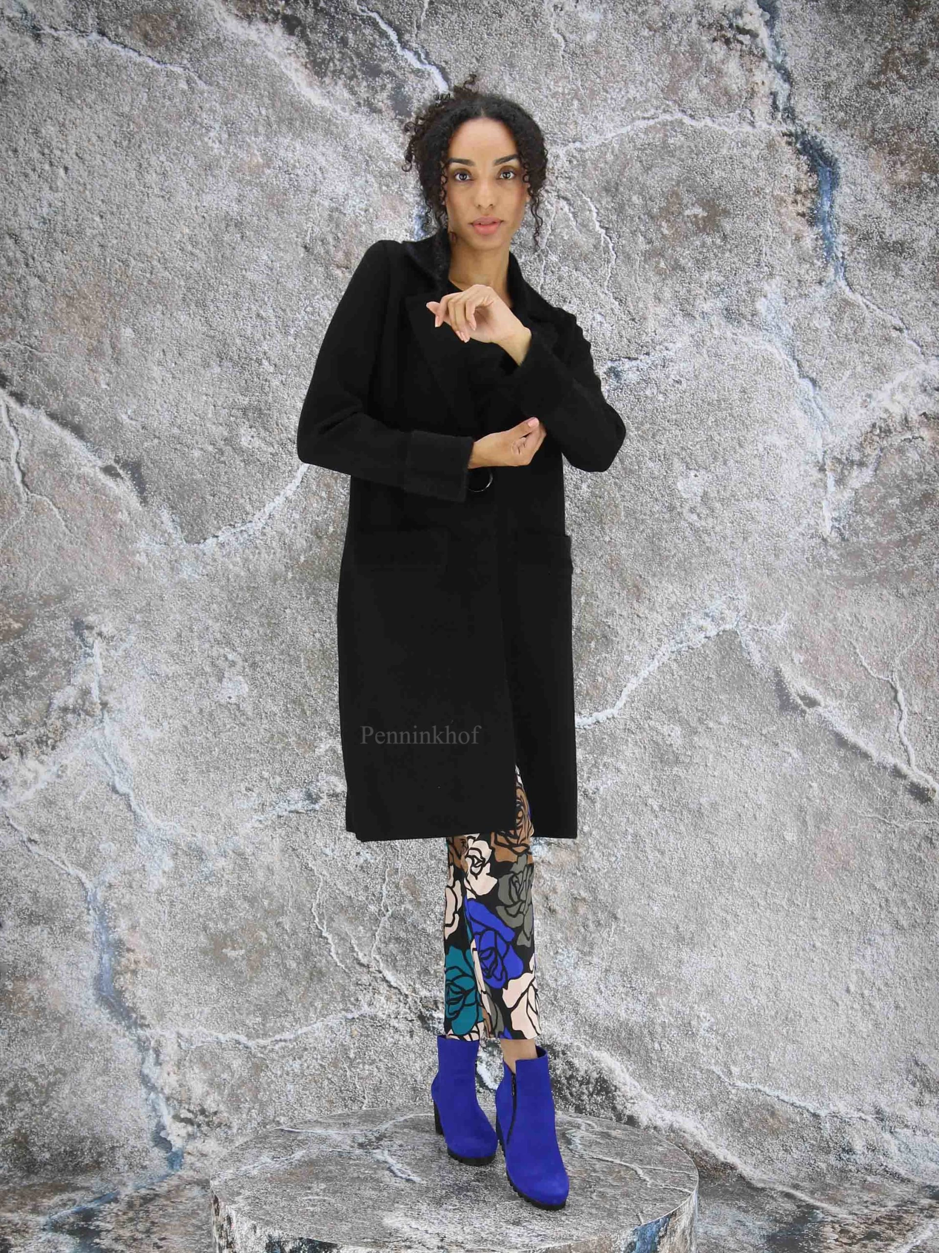 Joseph Ribkoff 223958 Coats Zwart 7 Joseph Ribkoff 223958 Coats Zwart - Afbeelding 7