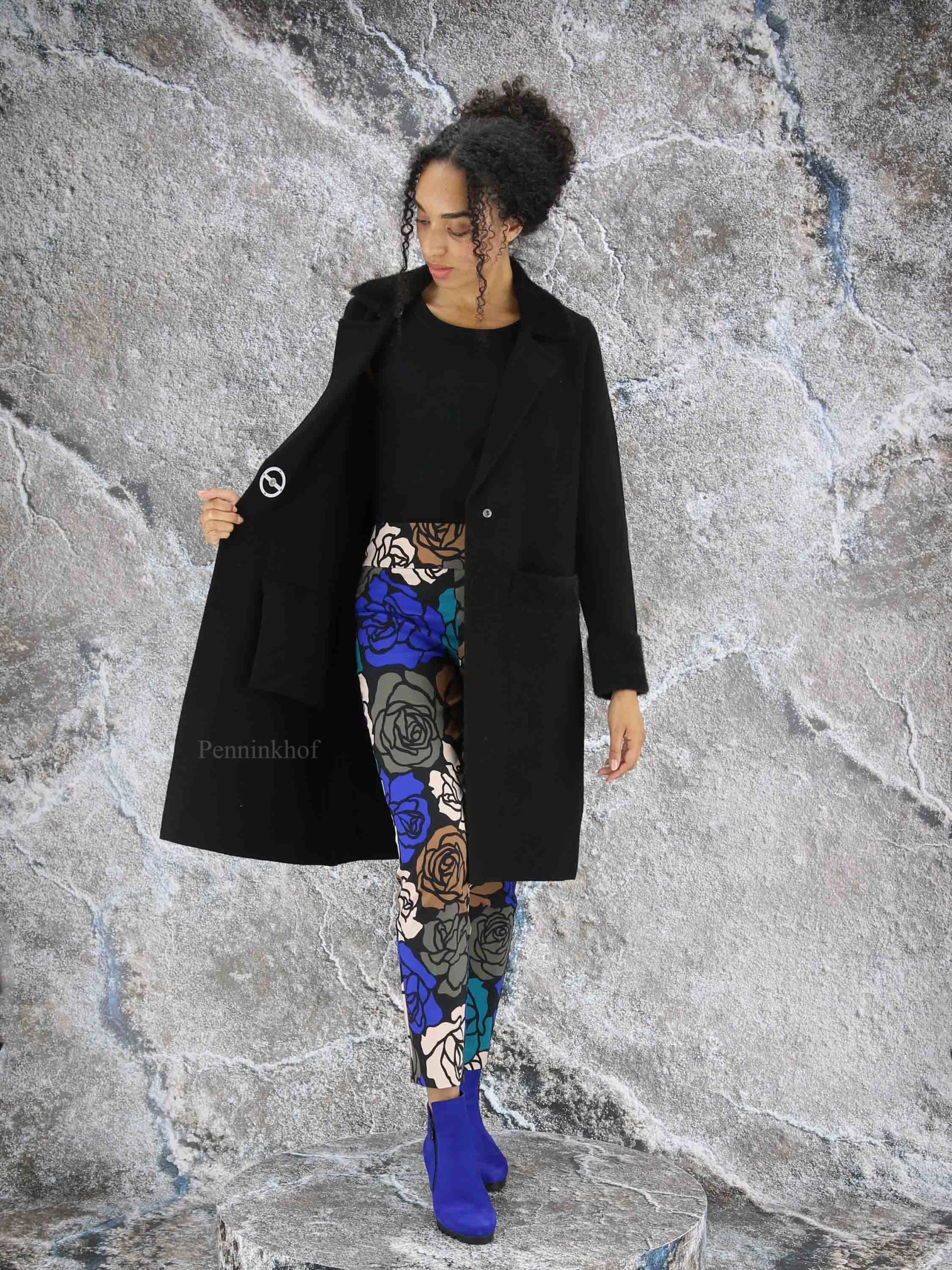 Joseph Ribkoff 223958 Coats Zwart 8 Joseph Ribkoff 223958 Coats Zwart - Afbeelding 8