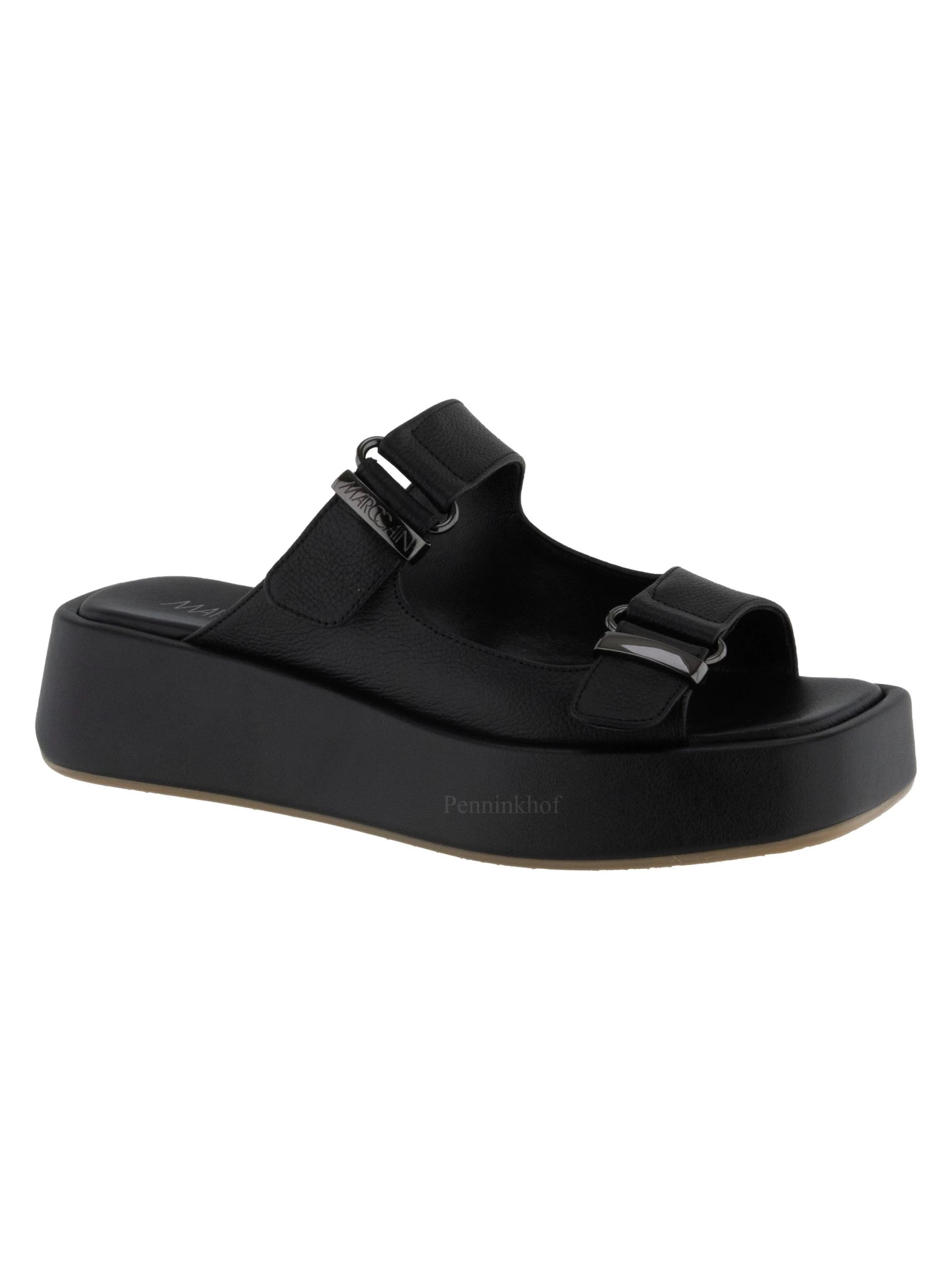 Marc Cain UB SG.04 L04 Sandalen Zwart 1 Marc Cain UB SG.04 L04 Sandalen Zwart